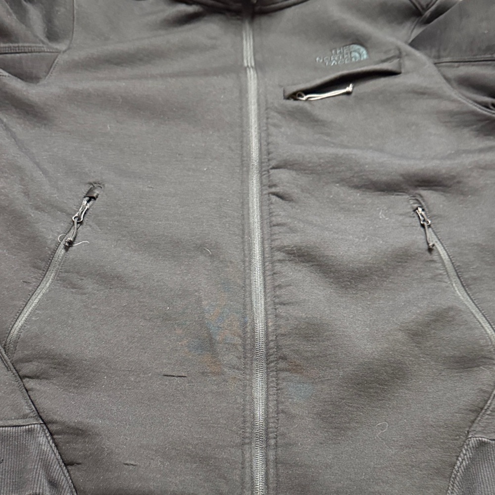 The North Face Black Zip-Up Fleece Jacket M - Picture 10 of 12